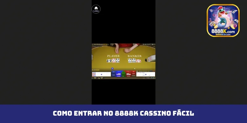 Como entrar no 8888K cassino fácil