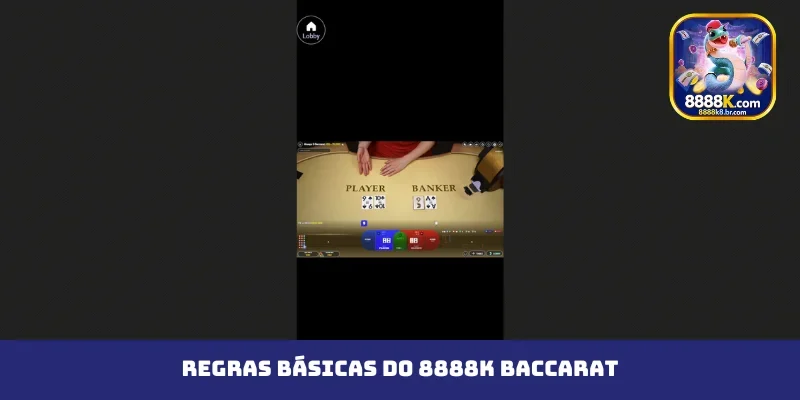 Regras básicas do 8888K baccarat
