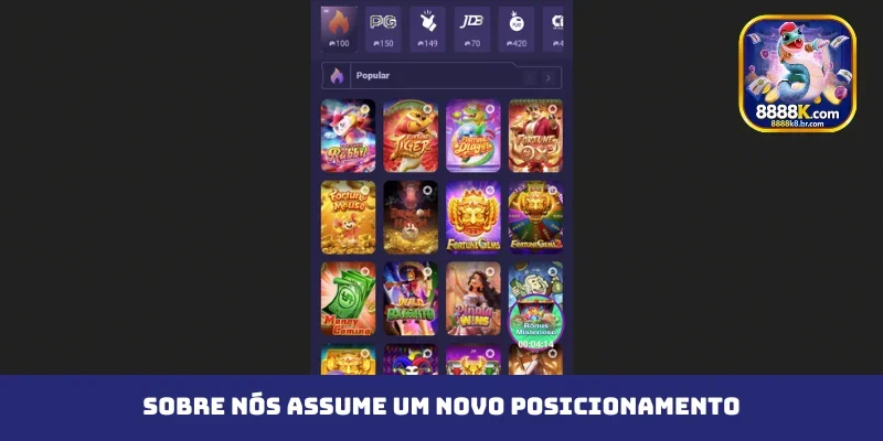 Sobre nós assume um novo posicionamento