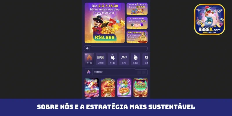 Sobre nós e a estratégia mais sustentável